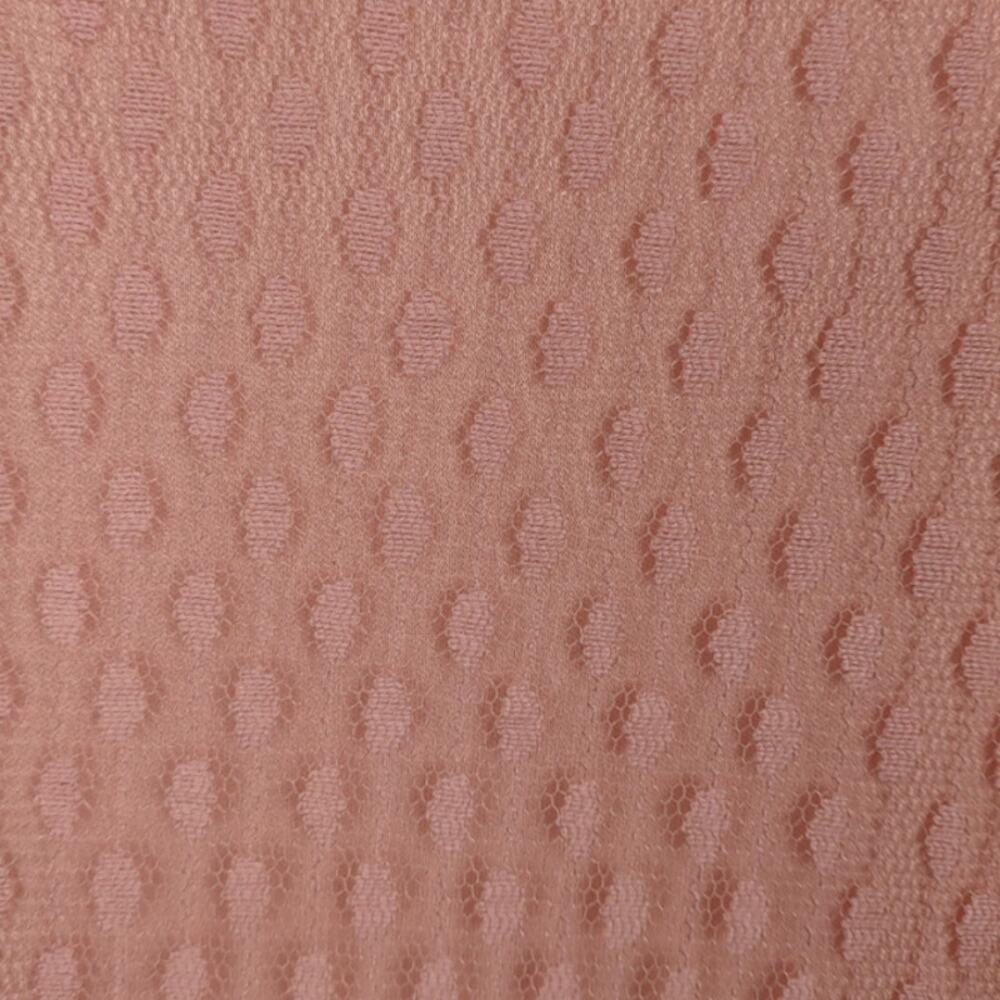 Nina Leonard Lace Mockneck Trapeze Long Sleeve Dress in Blush Size Small - Picture 12 of 16